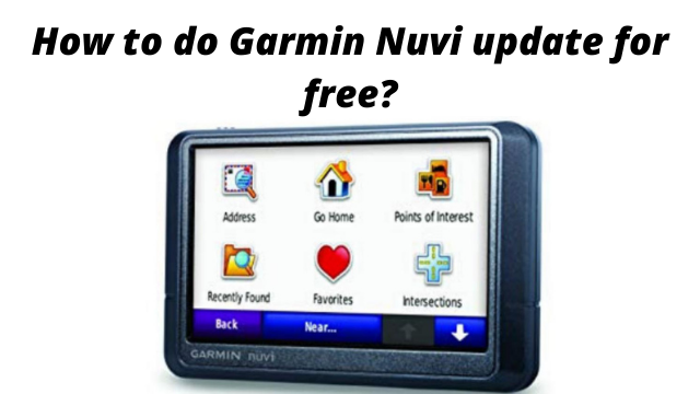 How to do Garmin nuvi update