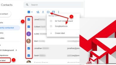 mailing list in Gmail