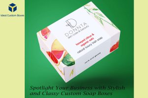 Custom printed soap boxes