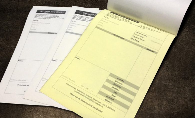 How to Print Carbonless Forms, NCR Receipt Books,