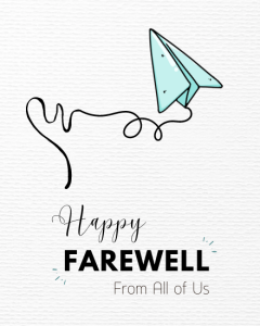 Farewell cards