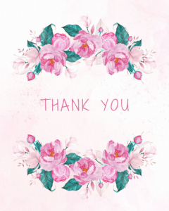 Thank you cards