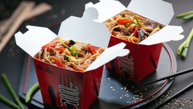 custom-printed noodle packaging